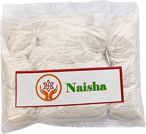 Miniatura 8 de Naisha Mechas de algodón trenzado hechas a mano (500 Pc) Bati largas para lámpara de aceite Diya Jyot Batti Luz en templolámparas de