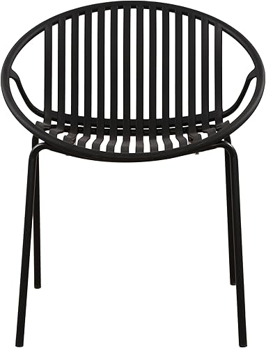 Miniatura 9 de Christopher Knight Home Tita - Juego de 2 sillas de comedor modernas para patio al aire libre, silla apilable, cena exterior, jardín, balcón,