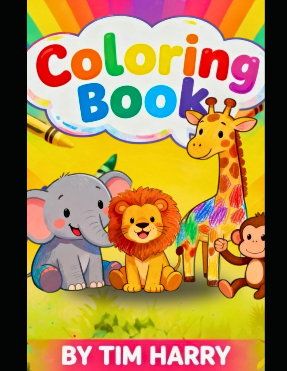 Animal Fun: A Colouring Adventure for Kids Ages 3–6