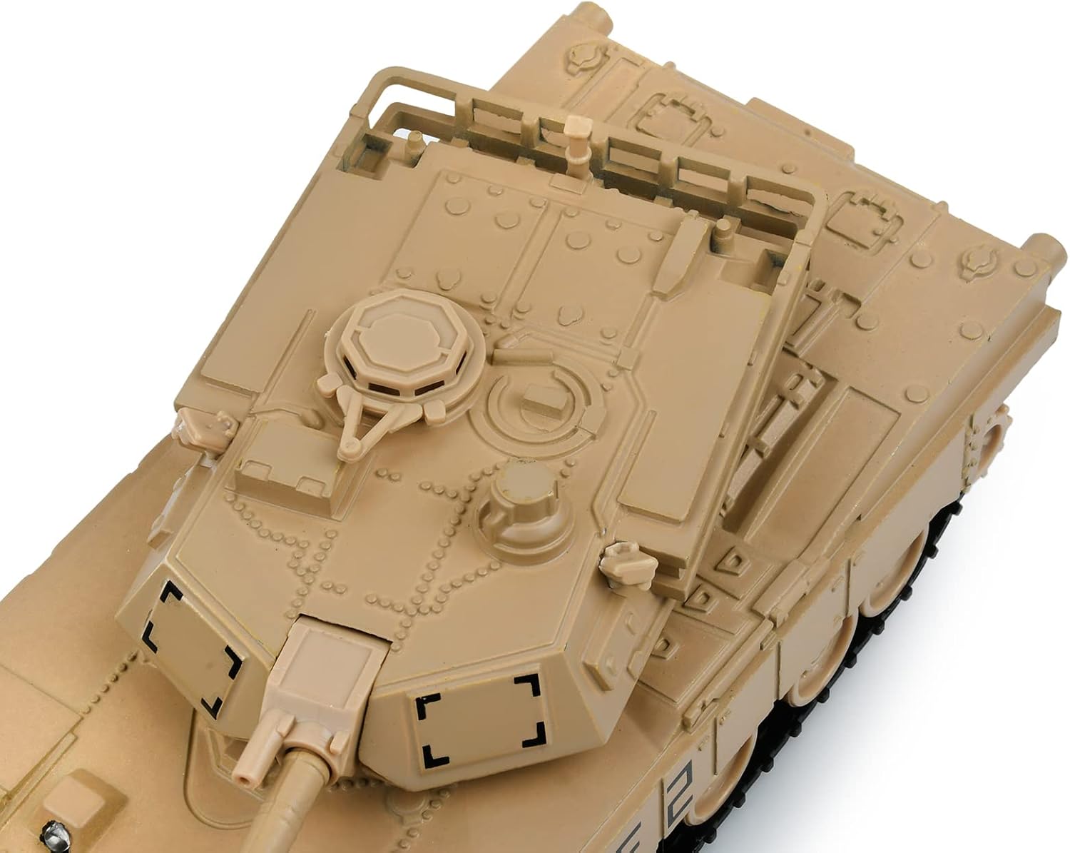DS. DISTINCTIVE STYLE 1/48 Scale Metal Tank Model M1A2 Abrams Main Battle Tank Toy Plastic Model with Sound and Light