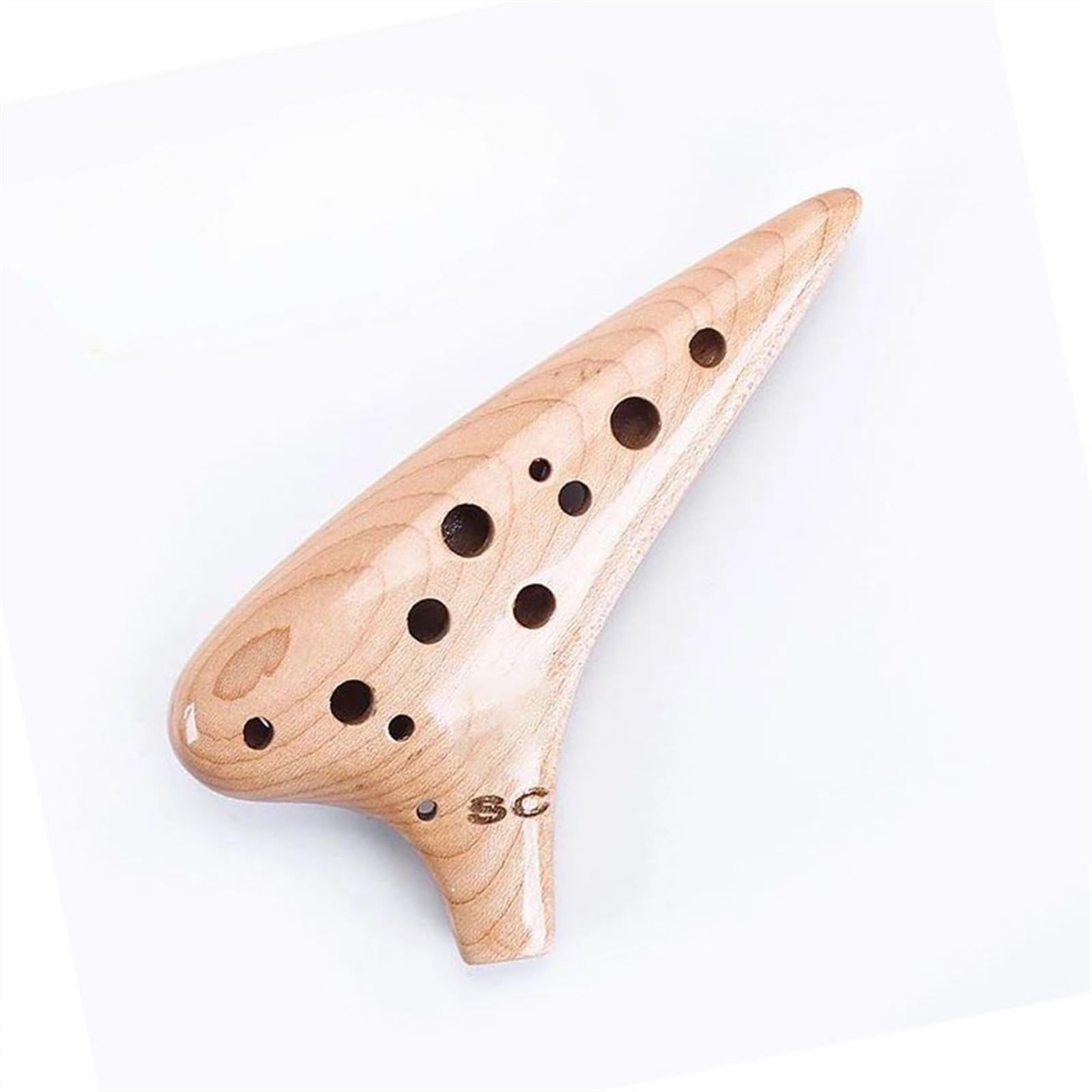Instrument Ocarina 12 Trous Ocarina Porcelaine Avancée Céramique Ocarina Professionnel Barre Transversale Flûte Instrument Musical (Color : 4SC)