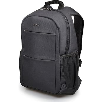 Port Designs Sydney Case Backpack for 13.3/14-Inch Laptops with Adjustable Padded Shoulder Straps Black