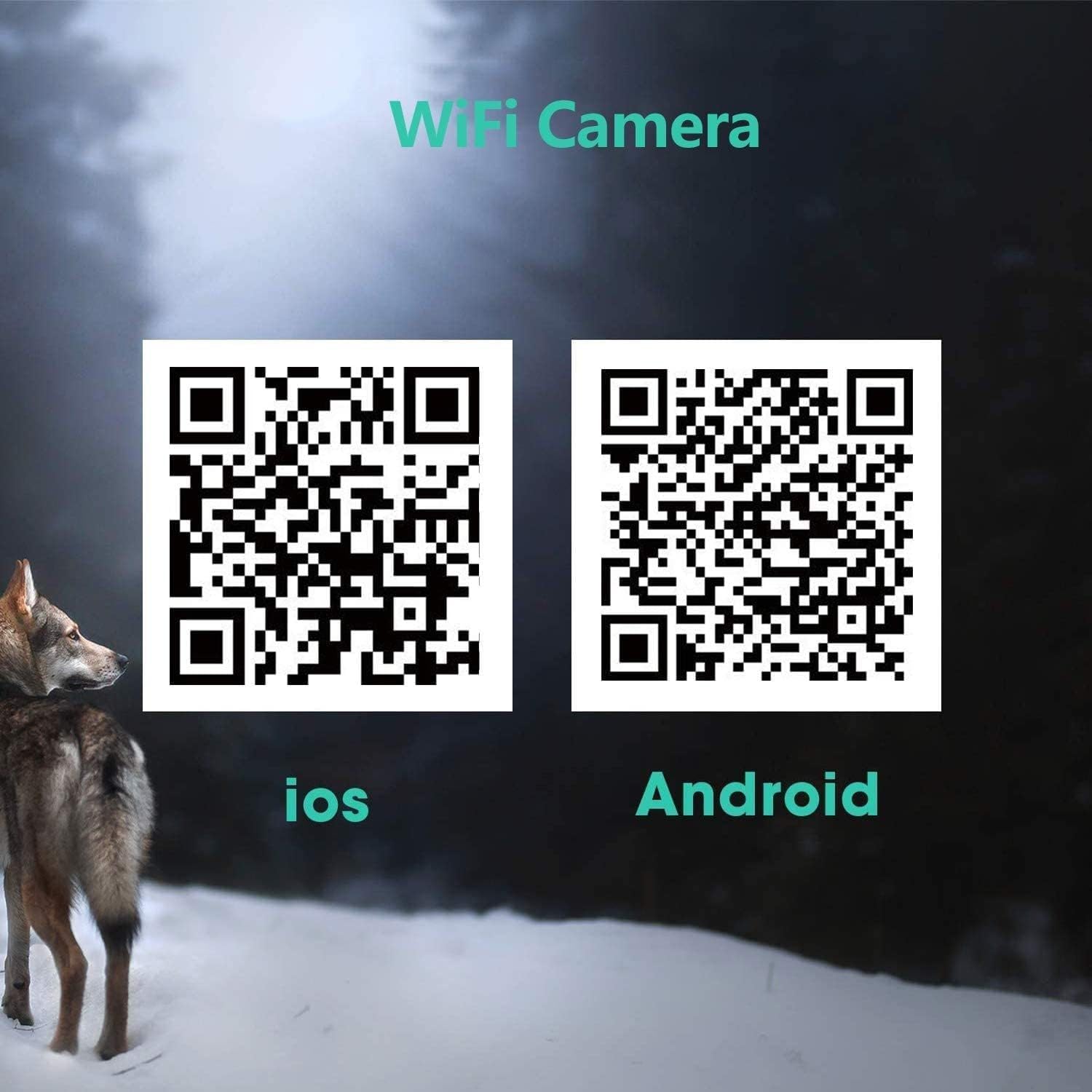 Cámara de Caza WiFi 4K / 32MP – Visión Nocturna Infrarroja 940nm – Detección de movimiento 0,2s – Impermeable IP66 – SD de 32 GB incluida – Captura la vida silvestre en Full HD