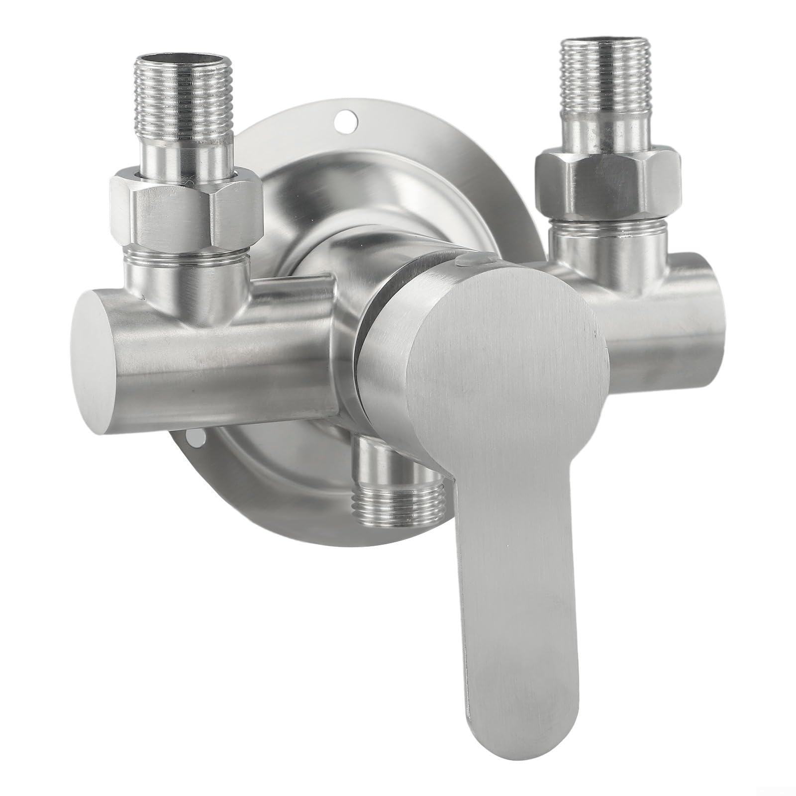 Robinet de douche mural G1/2" pour eau chaude et froide - Barre mitigeur à levier unique