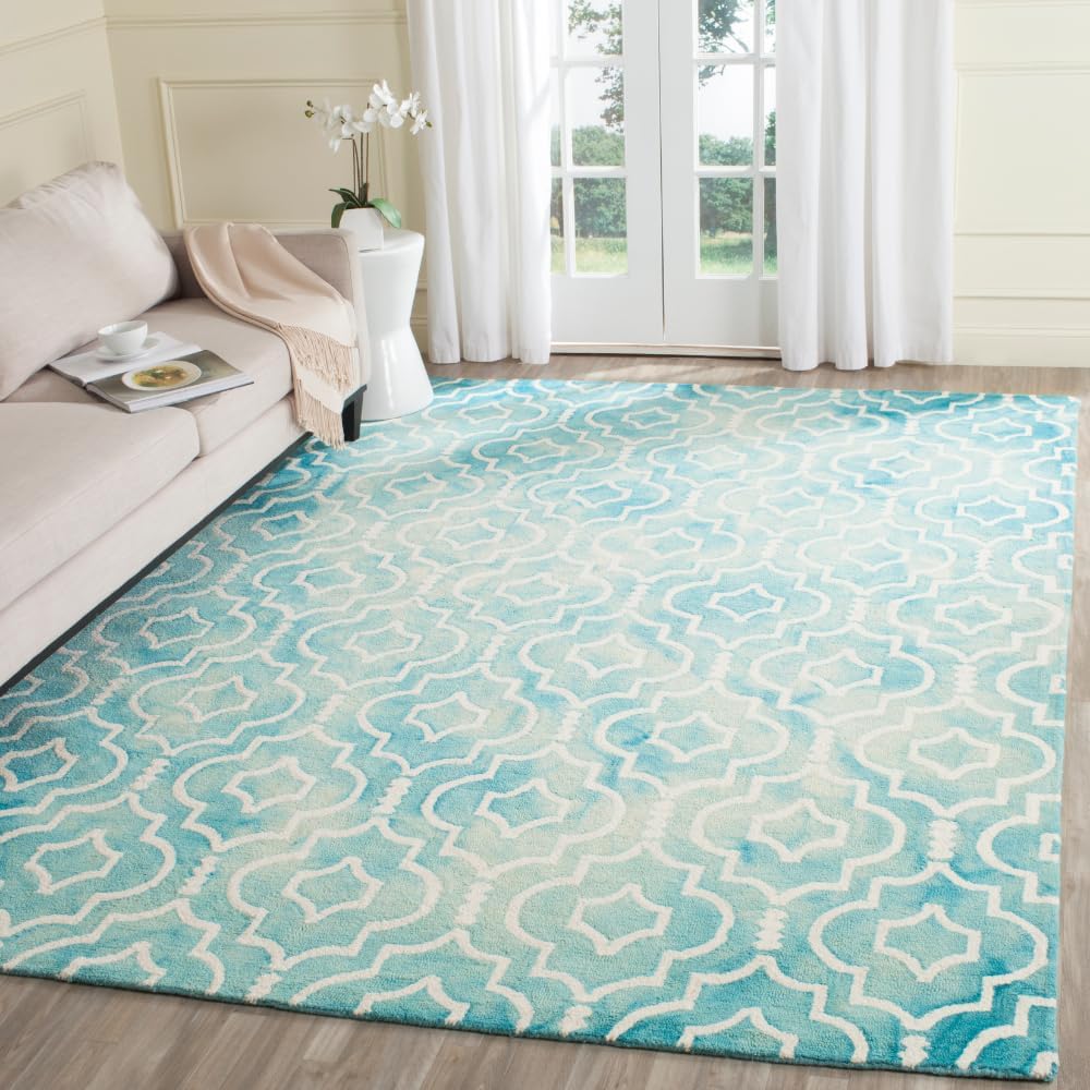 Ivory Elegance 8' x 10' Hand-Tufted Wool Area Rug