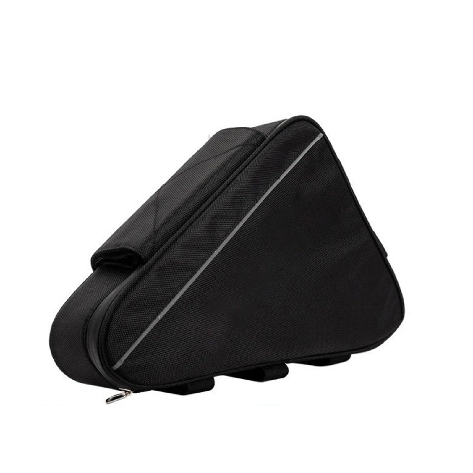 Bolsa de batería triangular para modificaciones de bicicleta, incluyendo bicicleta de montaña y bicicleta eléctrica, construcción de nailon impermeable, bolsa para batería de bicicleta