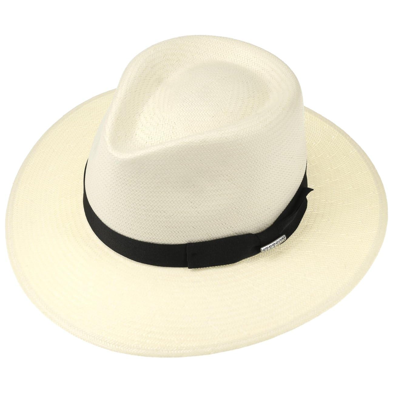 Stetson Sombrero Traveller Tokeen Toyo - Sombrero de Paja Hombre - Sombrero de Caballero 100% Paja Toyo - Primavera/Verano - Sombrero para el Sol