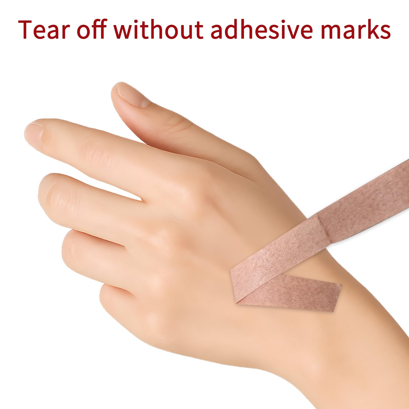 9 rolek taśmy samoprzylepnej Micropore Tape, taśmy do nosa, elastycznej taśmy mikroporowatej, oddychającej taśmy do nosa (kolor skóry, 1,25 cm x 9,14 m)