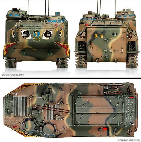 ACADEMY Modellbausatz 1:35 LVTP-7 – U.S. & R.O.K. Marine Corps Landungsboot, Bausatz Für Erwachsene