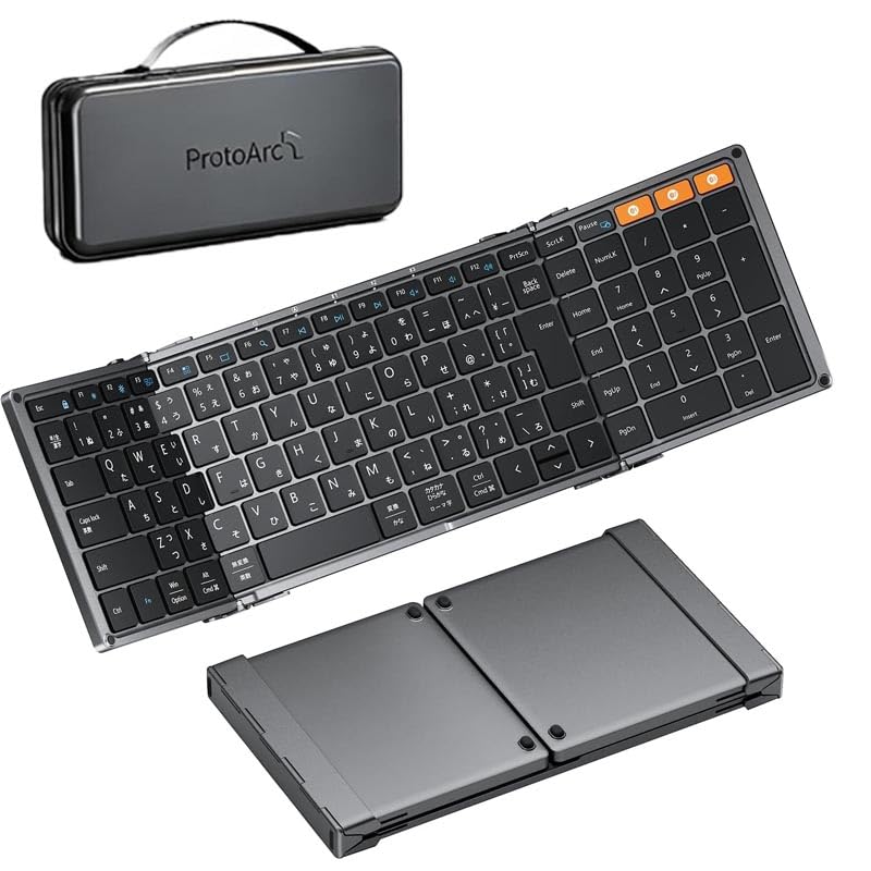 Amazon.co.jp: ProtoArc XK01 キーボードと折り畳みキーボードのセット
