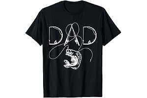 Fisherman Dad: Fishing Enthusiast, Fish Lover Daddy Father T-Shirt