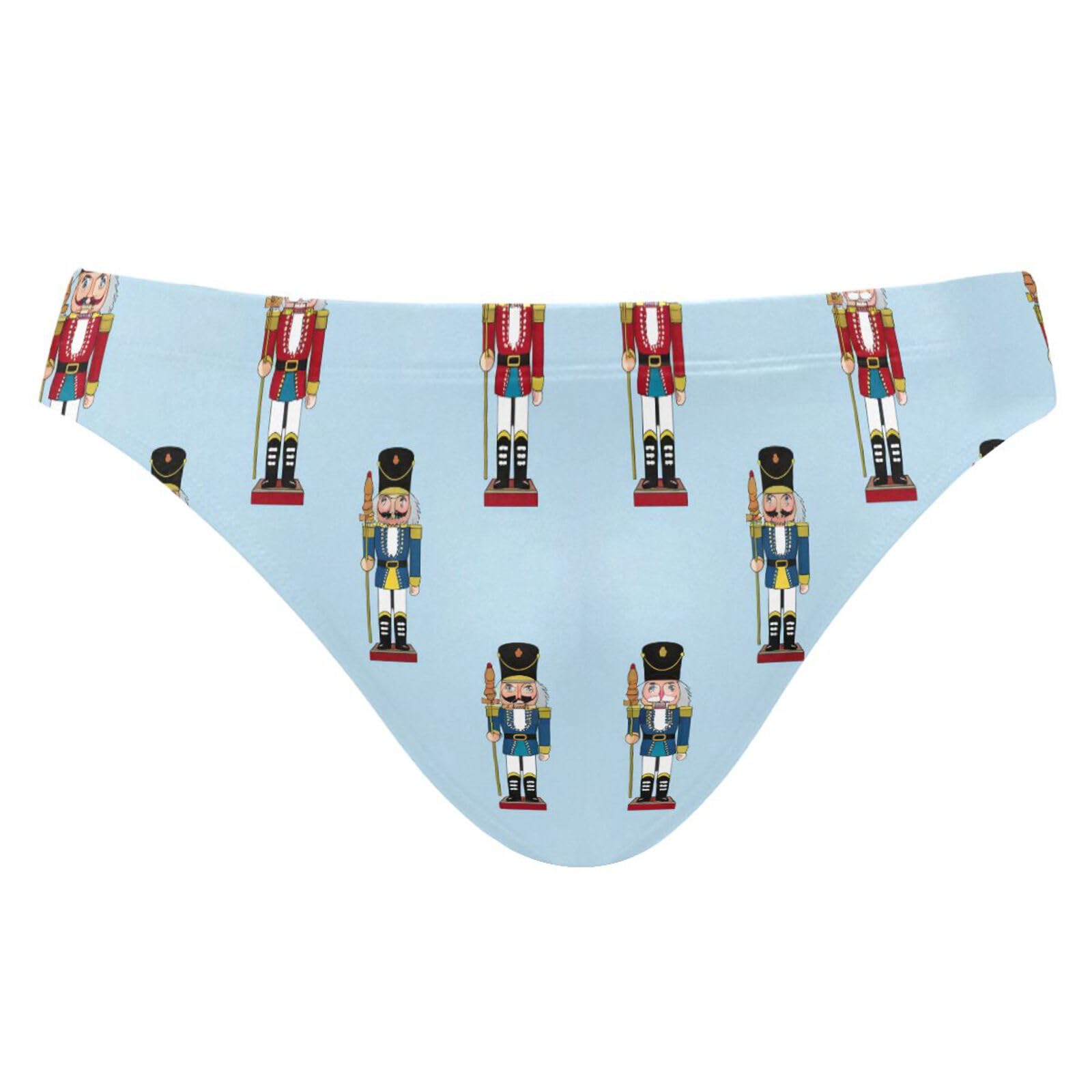 UMIRIKO Mens Bikini Swimwear Nutcracker Christmas Swimsuits for Men XXXL 202c1568