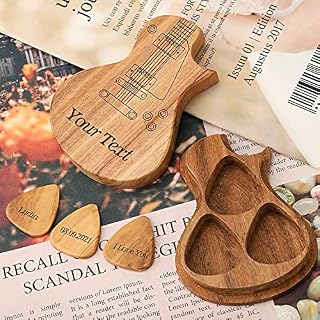 Médiators de guitare en bois personnalisés personnalisés et étui de sélection créatif personnalisé cadeau de musique de… - Les Beatles, Paul McCartney, John Lennon, RIngo Starr, George Harrison Médiators de guitare en bois personnalisés personnalisés et étui de sélection créatif personnalisé cadeau de musique de… – Image 7