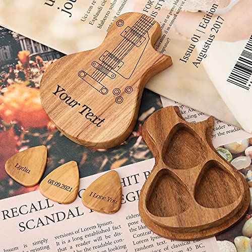 Médiators de guitare en bois personnalisés personnalisés et étui de sélection créatif personnalisé cadeau de musique de… - Les Beatles, Paul McCartney, John Lennon, RIngo Starr, George Harrison Médiators de guitare en bois personnalisés personnalisés et étui de sélection créatif personnalisé cadeau de musique de… – Image 8