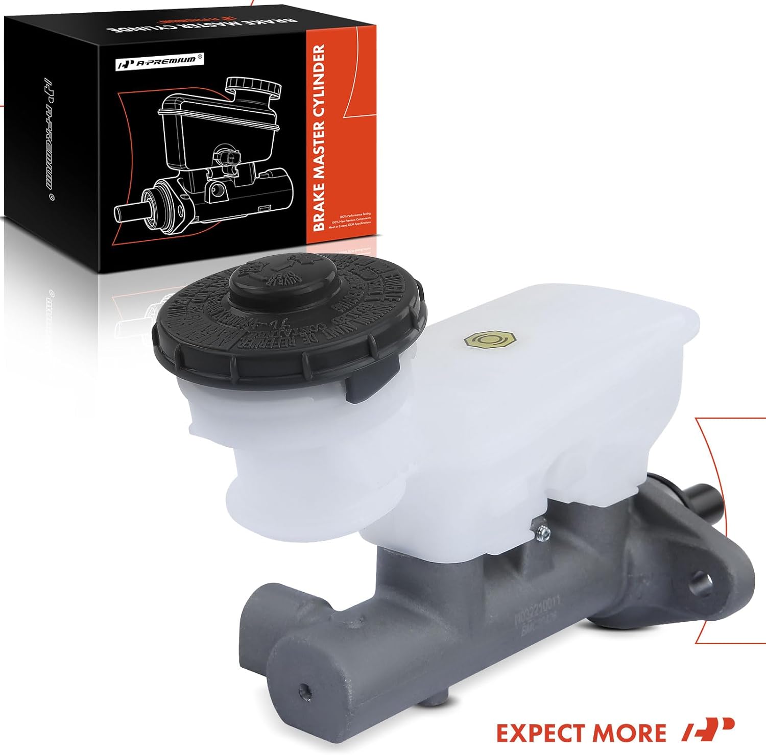 A-Premium Brake Master Cylinder with Reservoir and Cap Compatible with Honda Vehicles - For CR-V 2005-2006, 2.4L - Replaces 46100S9AA61