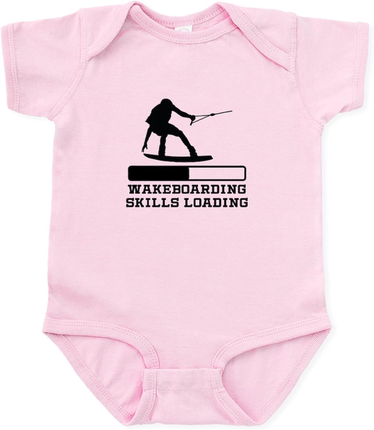 CafePress Wakeboarding Skills Loading Body Suit Cute Infant Bodysuit Baby Romper