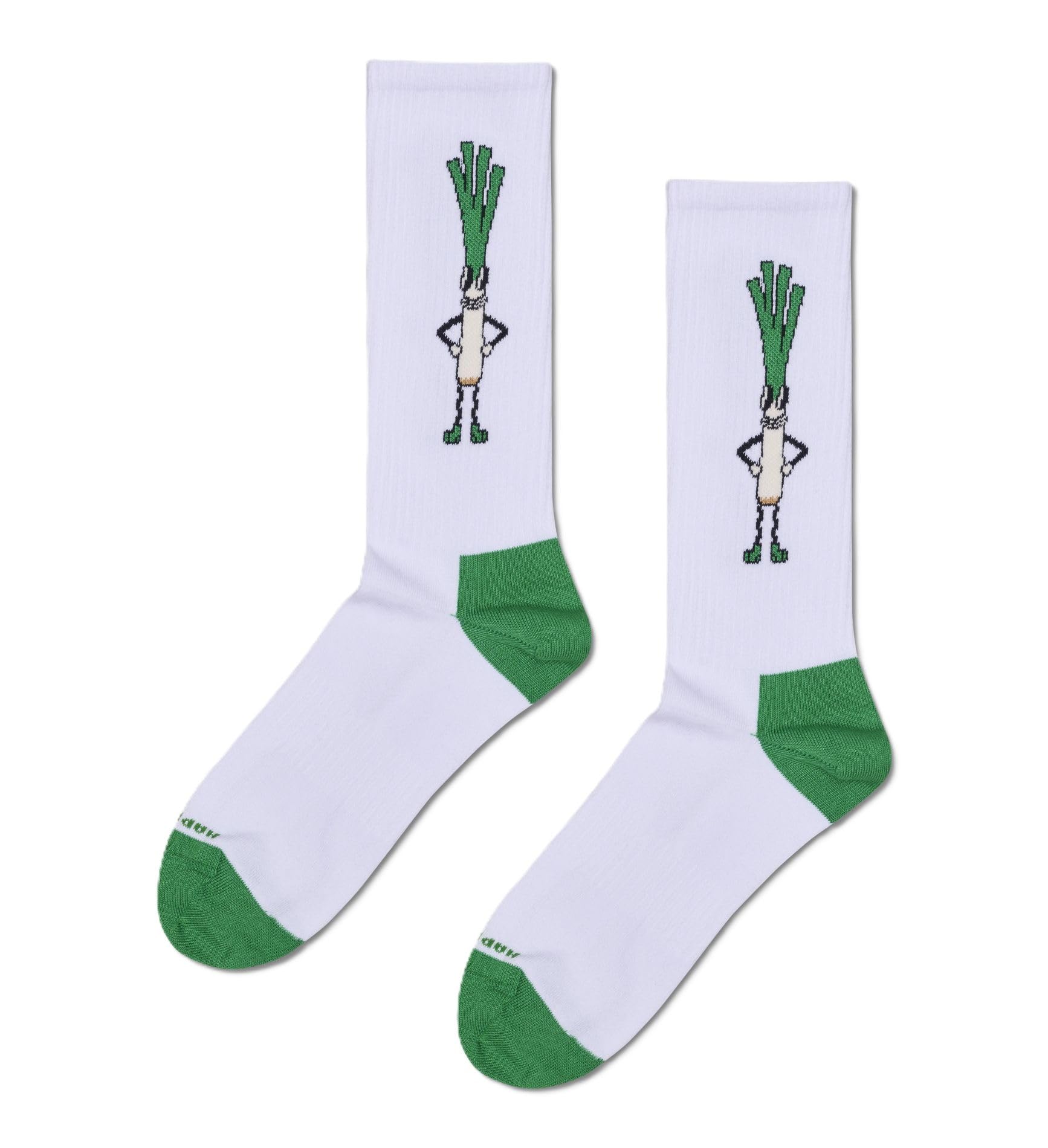 Happy Socks Onion Sneaker Sock, White, 41-46