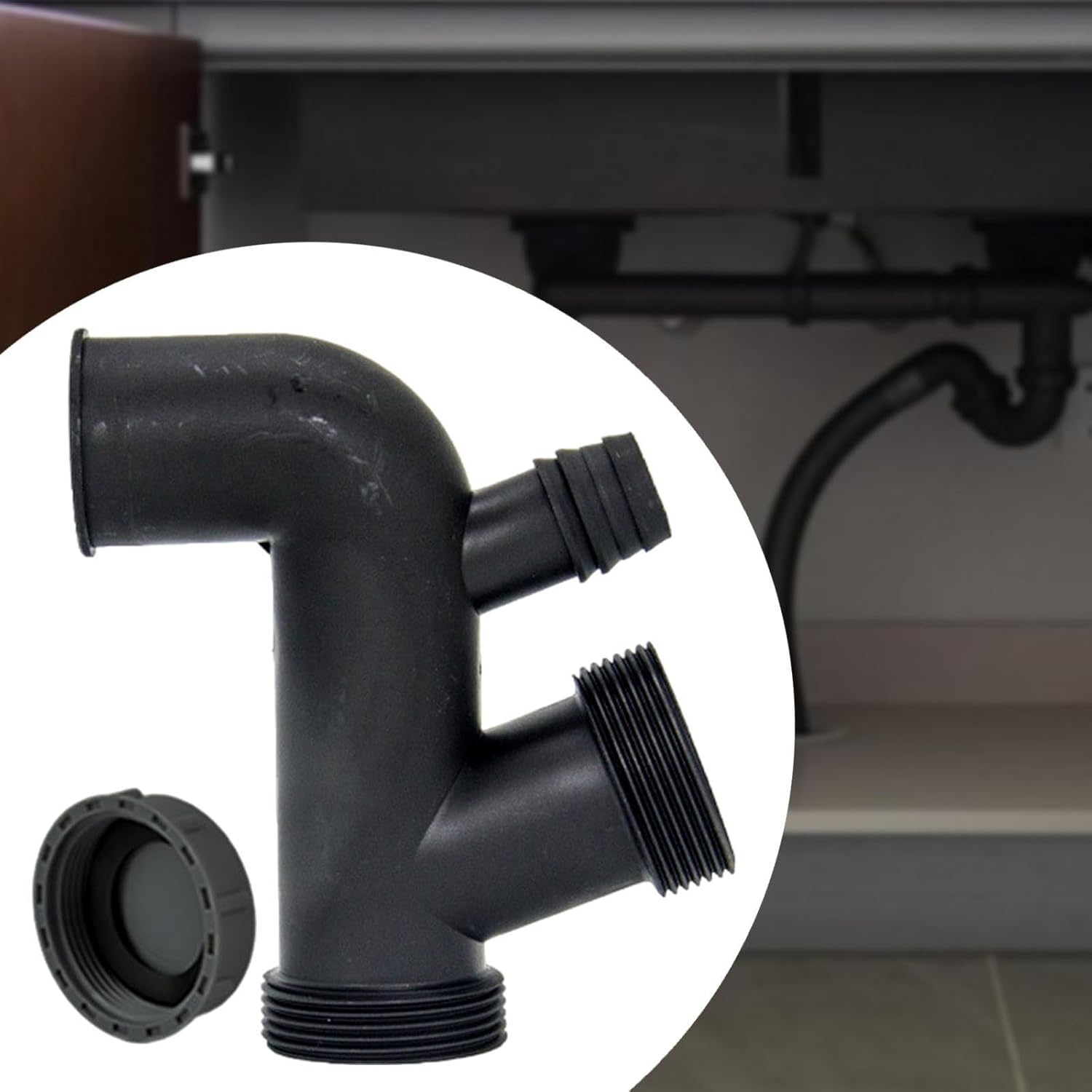 Garbage Disposer Tube, Convenient Easy to Install,Kitchen Supplies, Connection Pipe Part,Connector Tube