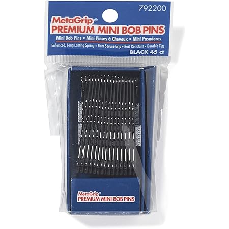 MetaGrip Black Mini Premium Bob Pins Black