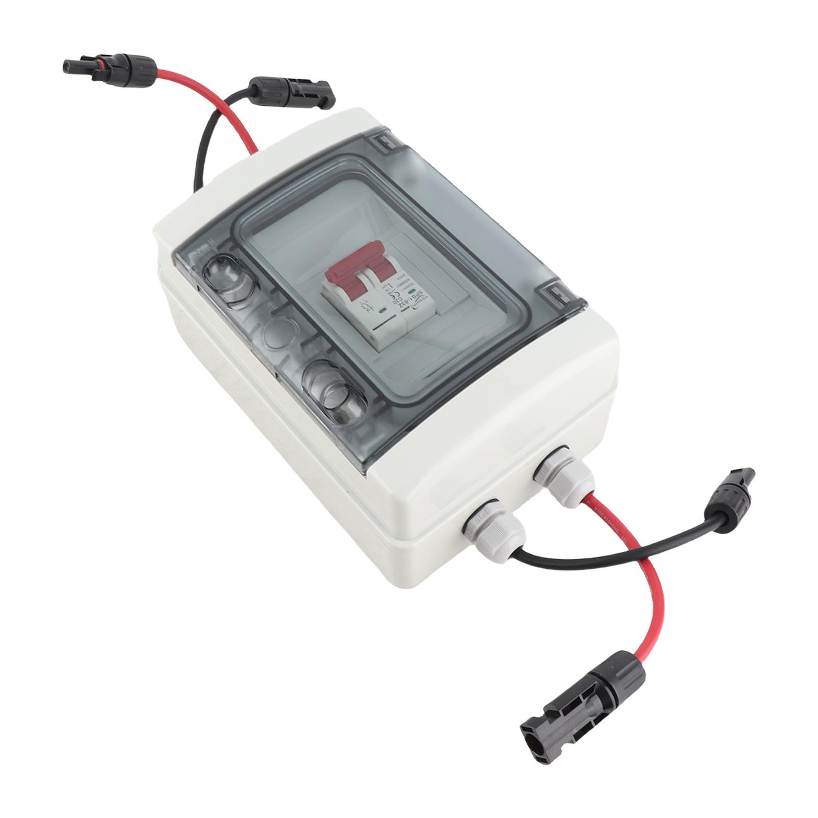 Protezione da sovraccarico con interruttore automatico CC, sezionatore solare fotovoltaico con scatola di prova IP65, interruttore automatico miniaturizzato da 500 V per sistemi (20A)