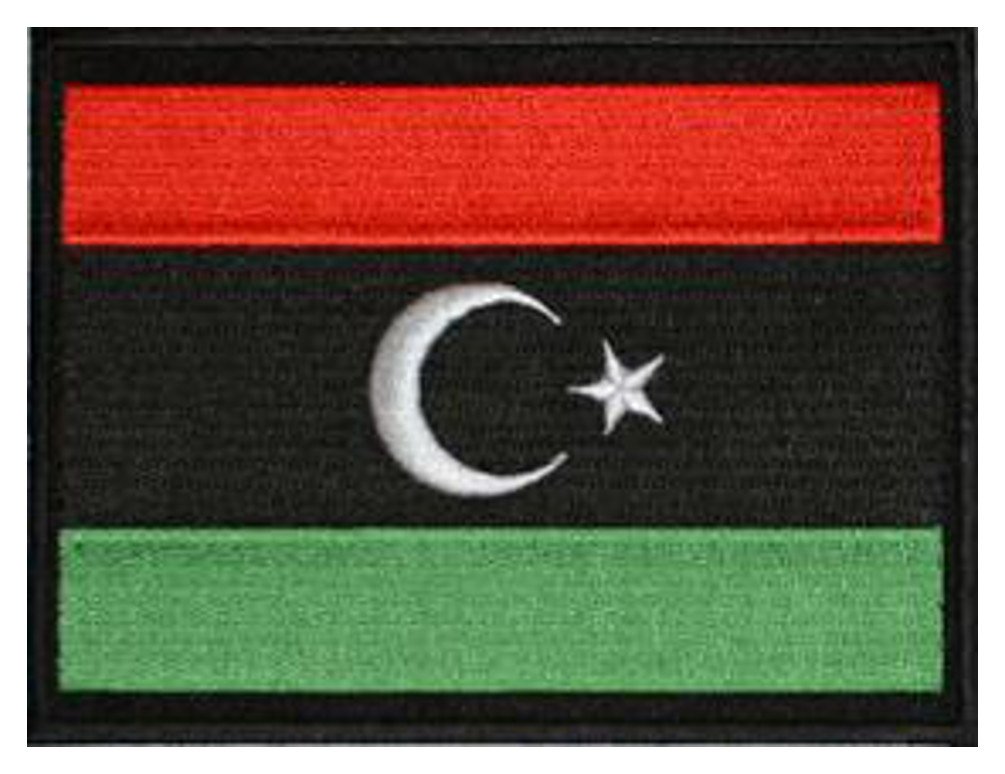 Klicnow Libya (New) Flag Embroidered Patch 13cm x 10cm (approx) 5" x 4"