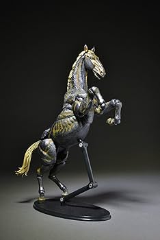Amazon.co.jp: タケヤ式自在置物 馬 鉄錆地調 約180mm PVC&ABS製