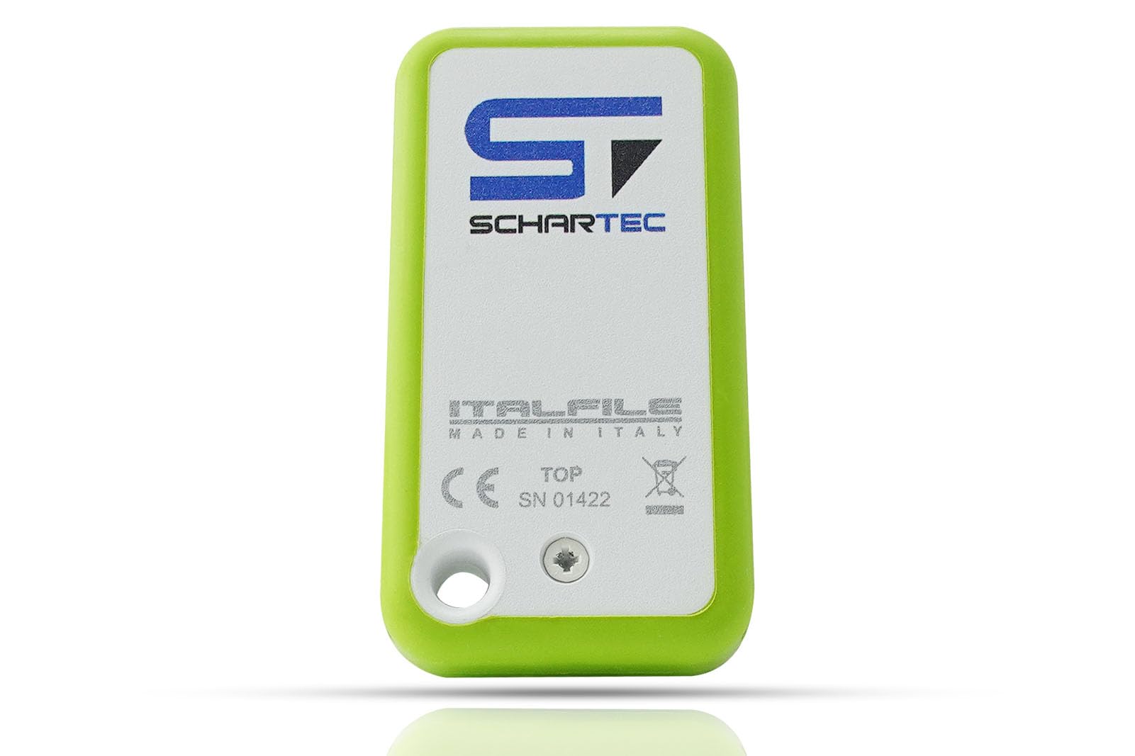 SCHARTEC Garagentor Fernbedienung Universal 433-868 MHz 2-Kanal Handsender lernbar für z.B. Hörmann Sommer Novoferm Bft Berner Marantec Came Nice usw. (grün)