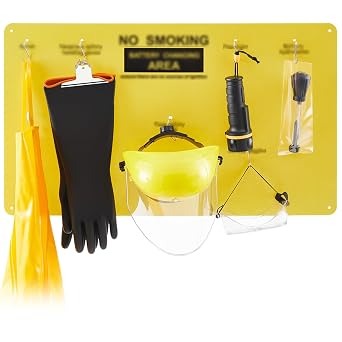 7 Pcs Complete Forklift Battery Protective Handling PPE Kit
