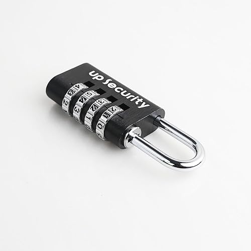 Miniatura 2 de Candado de combinación de 4 dígitos para casillero, unidad de almacenamiento, cerradura de casillero de gimnasio con código, combinación de candado