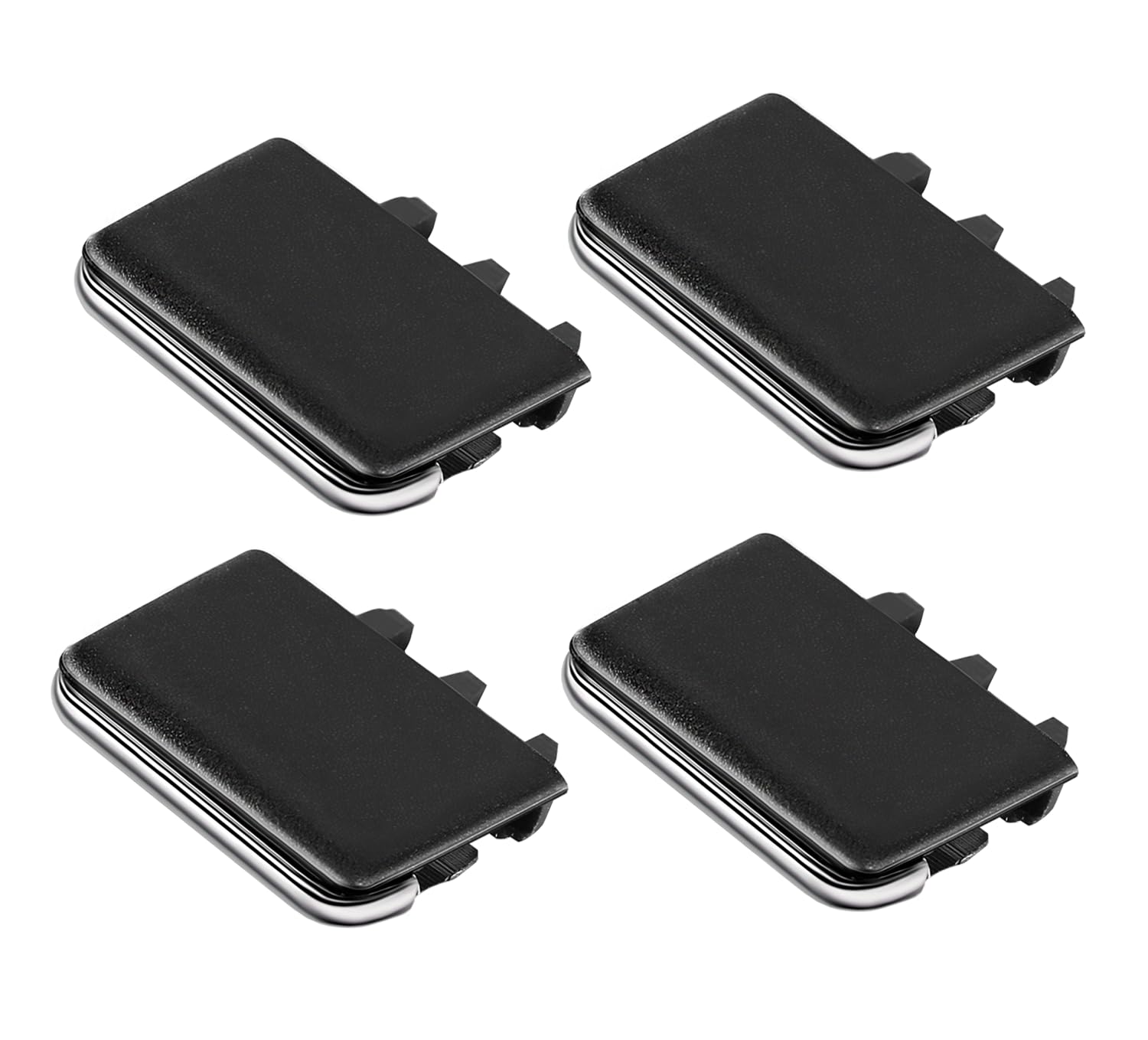 4PCS Front Row AC Vent Air Conditioning Vent Outlet Tab Clips Fit for Toyota for Corolla Black