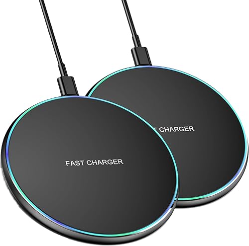 Fast Wireless Charger,Wireless Charging Pad Compatible with iPhone 1615141312 Pro MaxSEXR AirPods15W Fast Charge for Samsung Galaxy