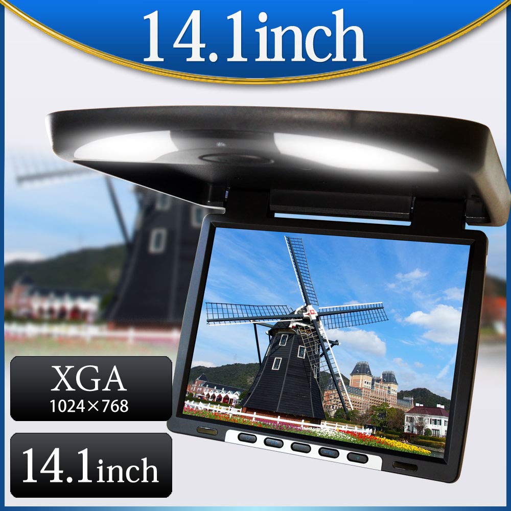 Amazon.co.jp: 【F1410】 14.1インチ フリップダウンモニター TFT LCD