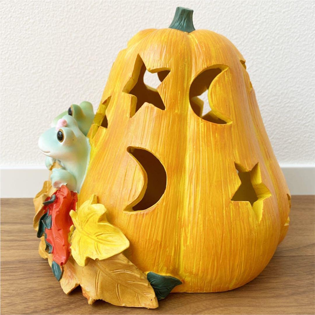 Amazon.co.jp: コポー ハロウィン かぼちゃ ランプシェード カエル