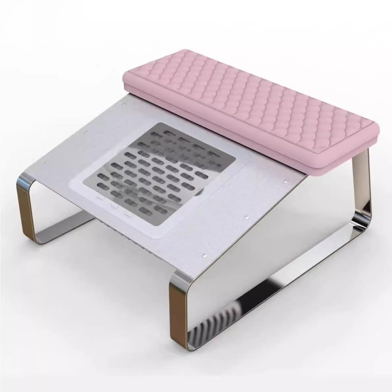 Aspiratore Elettrico per Unghie, Aspirapolvere Professionale per Unghie, con Bracciolo, Filtro Riutilizzabile, Aspirazione Regolabile, per Lucidatura Unghie Acriliche, Salone di Bellezza