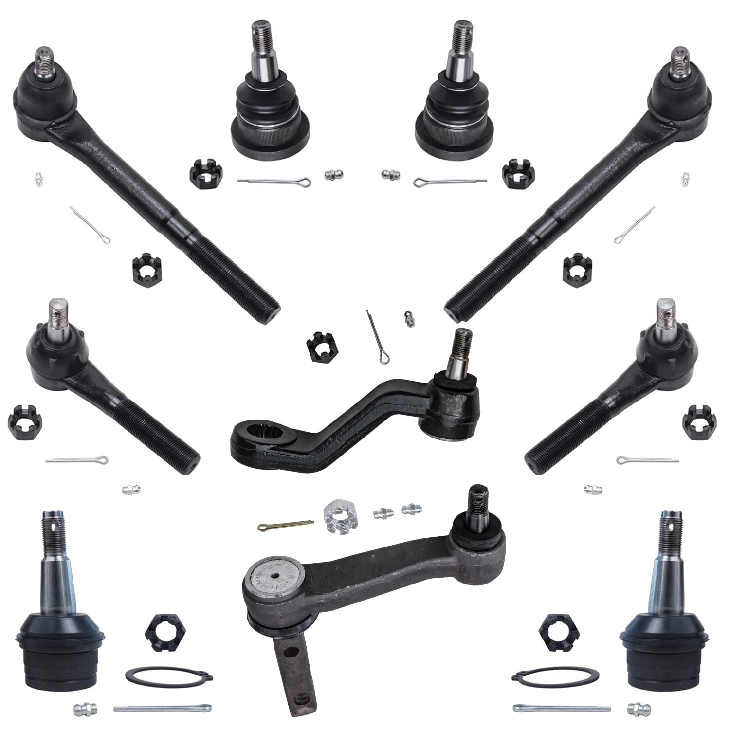 Amazon.com: Detroit Axle - 2WD 10pc Front Suspension Kit for 1997