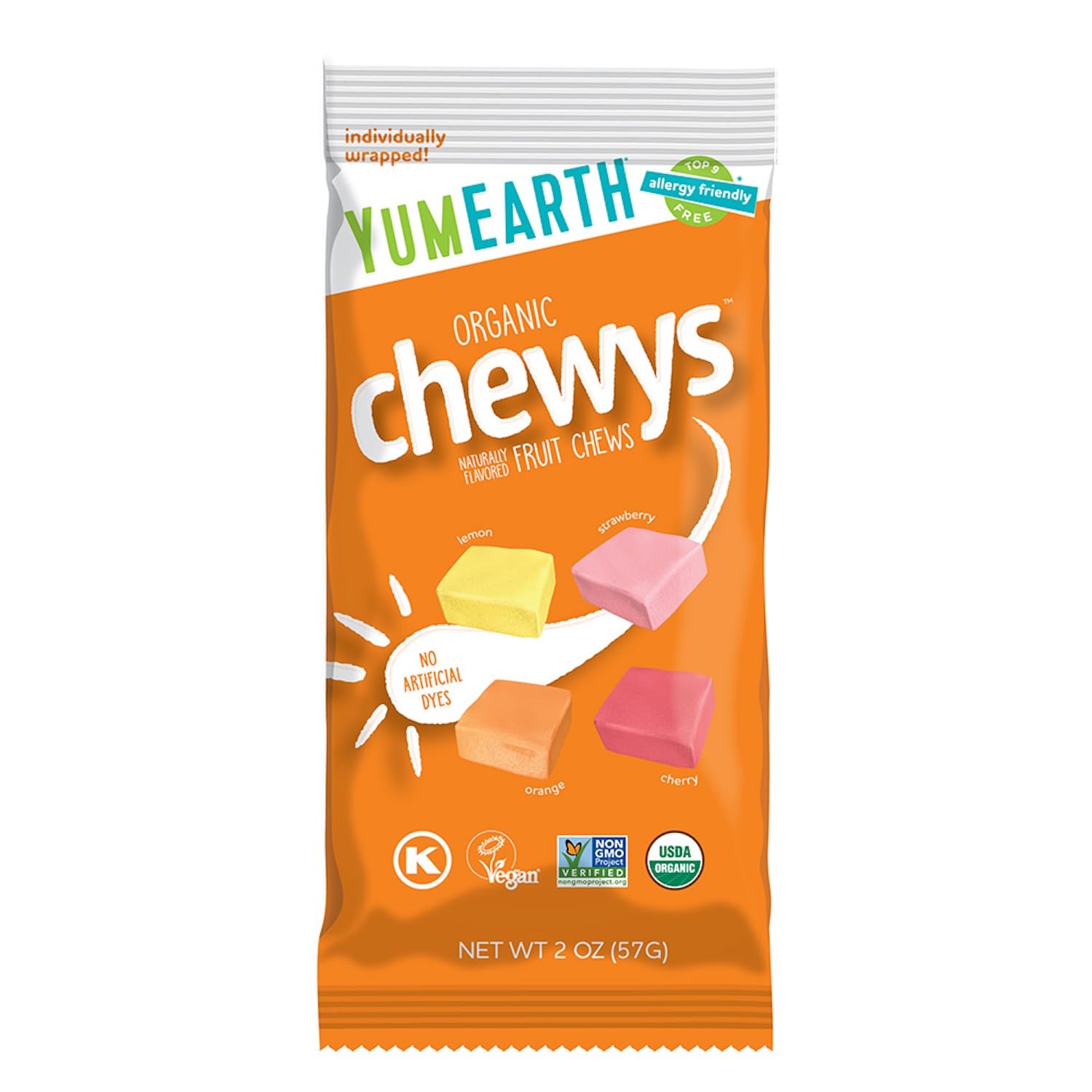 Yum Earth Organic Fruit Chewys 56.7 g