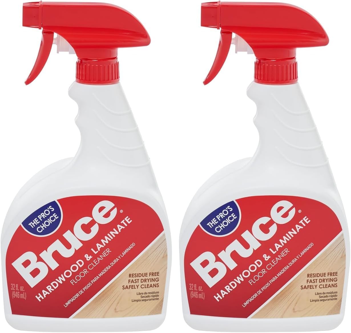 Bruce Hardwood & Laminate Floor Cleanr - 64oz Refill - 2 Pack