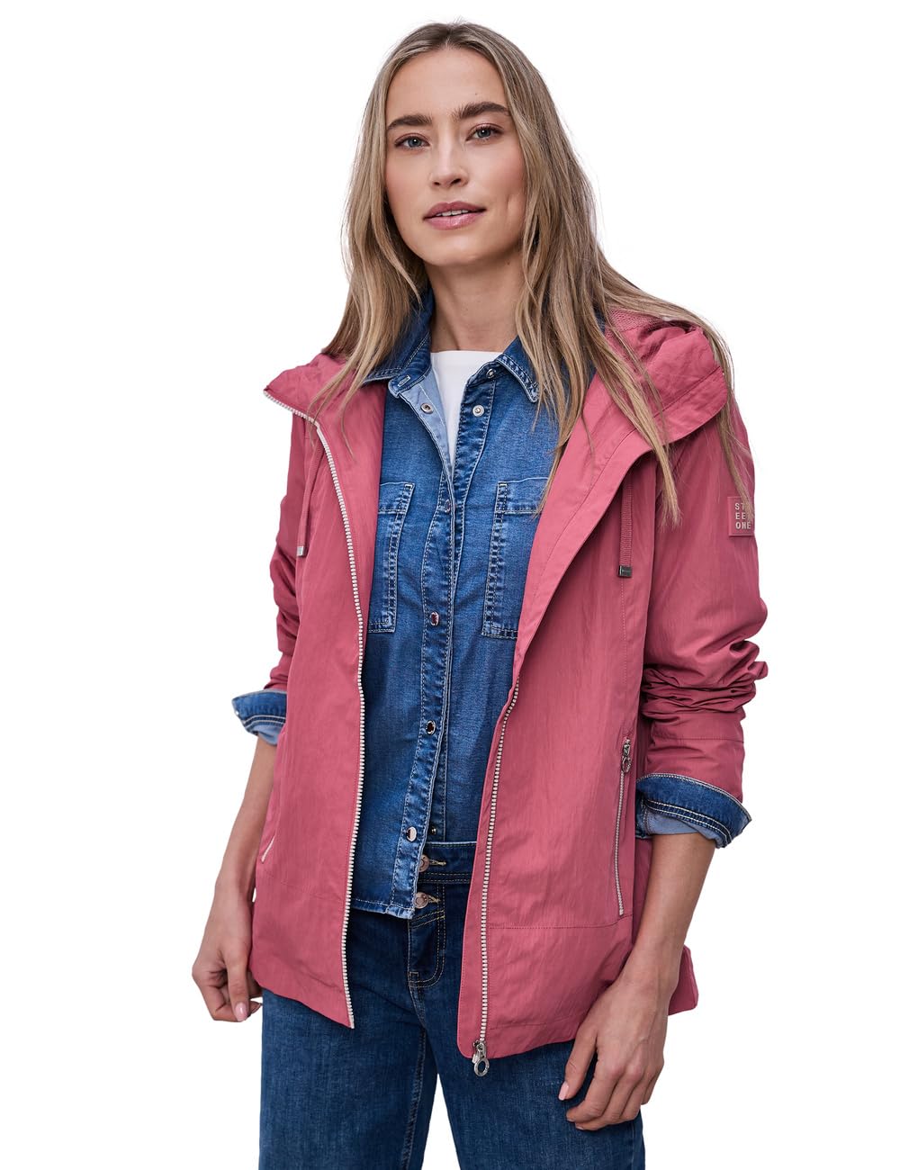 Street One Jacke mit Kapuze und Zipper