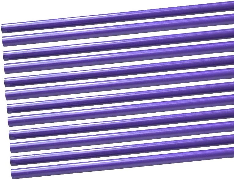 12 Pcs 30 Inch 6.2 mm Pure Carbon Arrow Shaft Spine 250 300 350 400 450 500 550 600 Carbon Shaft Tube with Aluminum Insert for DIY Archery Hunting Shooting Practice