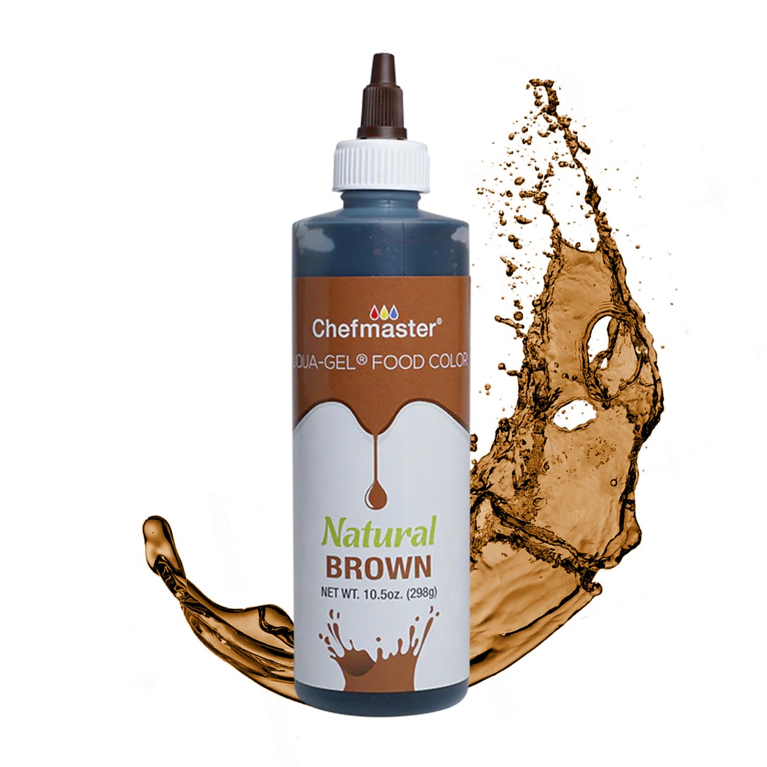 Amazon.com : Chefmaster Brown Natural Food Coloring | Plant-Based Dye ...