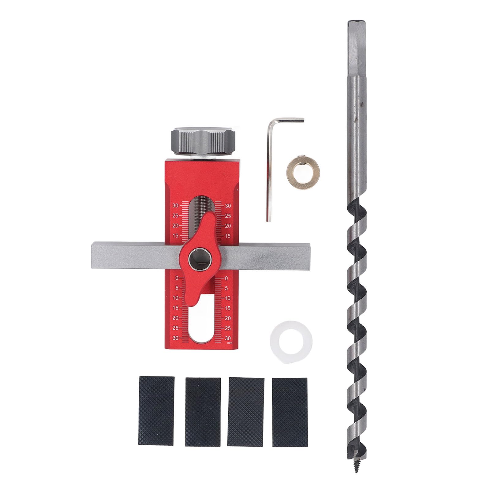 Posizionatore Installazione Porta Mobile Lega Alluminio Bit Coclea 10mm Lavorazione Legno