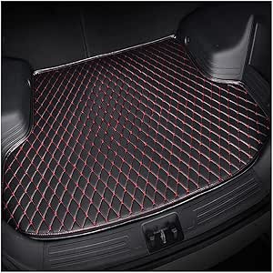 Luckeasy 4pcs Foot Mats And Cargo Mat Compatible With Volvo Ex30 2024 2025 2026 Floor Liners Cargo Liner Waterproof All Weather Accessories Tpe Black