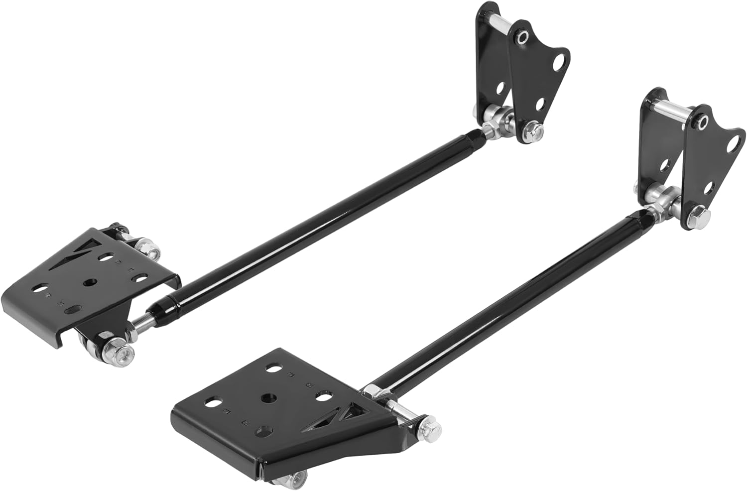 ALMULOO Traction Tie Bars Compatible with 1982-2004 Chevy Chevrolet S10 Blazer GMC Sonoma 1995-2004 GMC Jimmy Powder Coated Black Steel