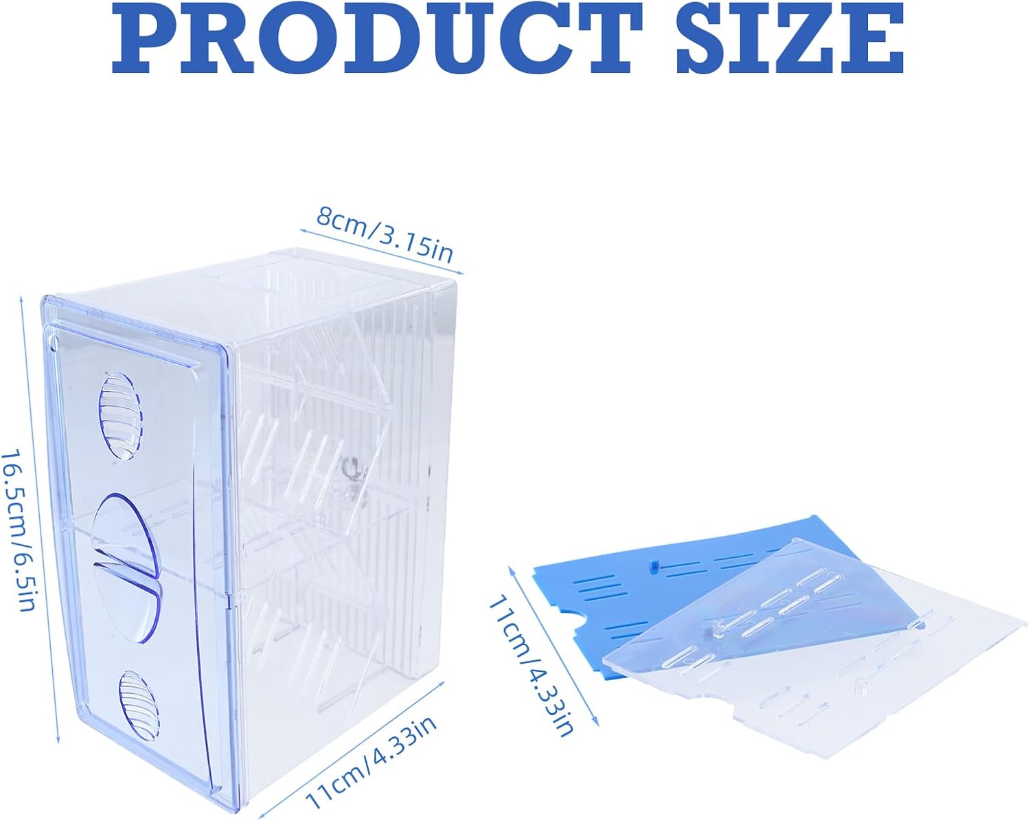 Breeding Tanks for Aquarium Small Fish Isolation Box Hatchery Boxes for Fish Clear Fish Spawning Box Fish Hatchery Box