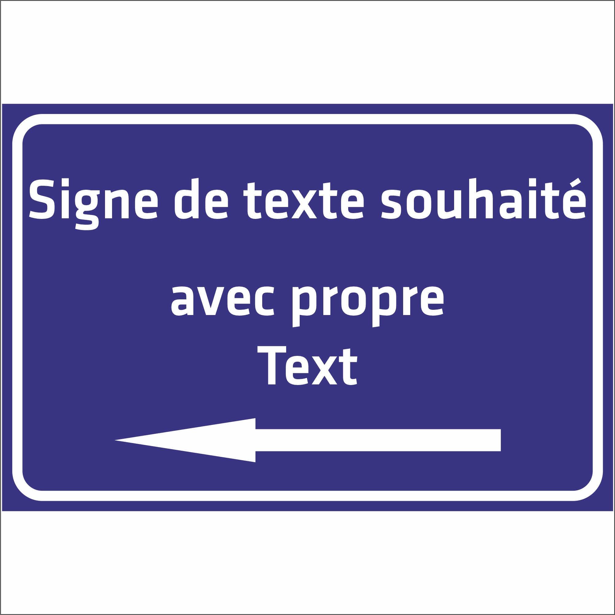 INDIGOS UG Panneaux Plaque Personnalisable Aspect Acier Inoxydable Aluminium Dibond 8 Tailles Personnalisé Avec Texte Pour Garage Hôtel Parking école Abri De Voiture Personnalisable