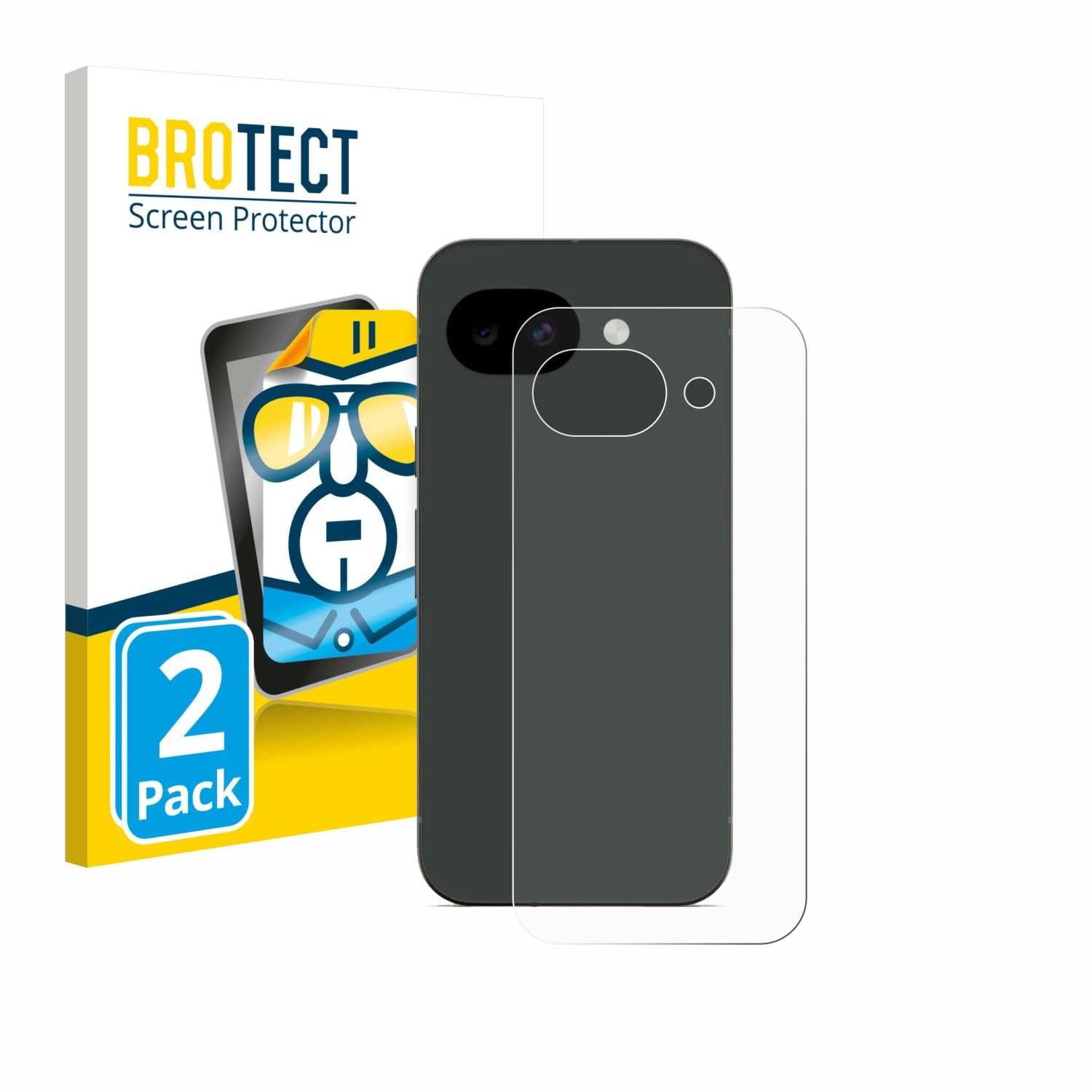Screen Protector compatible with Google Pixel 10a (Back) (2 Pack) - HD-Clear Protection Film