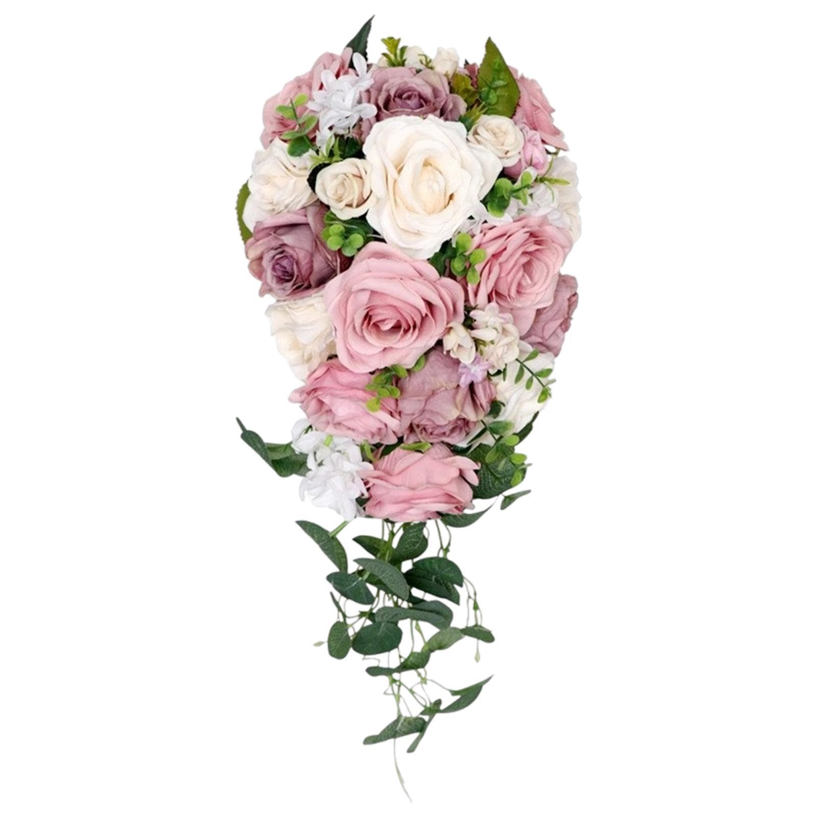 Bouquet Da Sposa A Cascata Realistico, Rustico, a Cascata e Artificiale