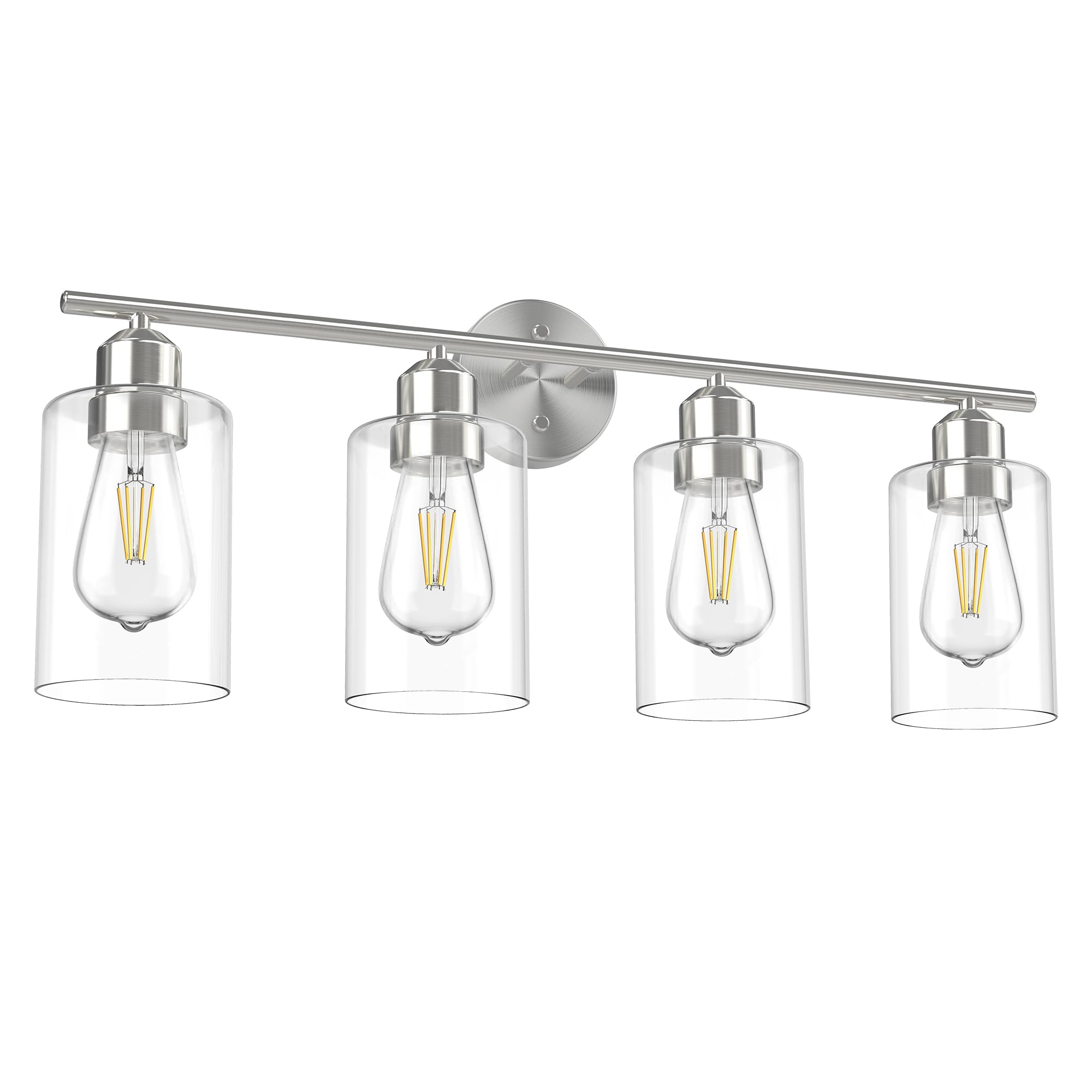 Brushed Nickel Bathroom Light Fixtures,4Light Bathroom Vanity Light Brushed Nickel Bathroom Light Fixtures,4Light Bathroom Vanity Light