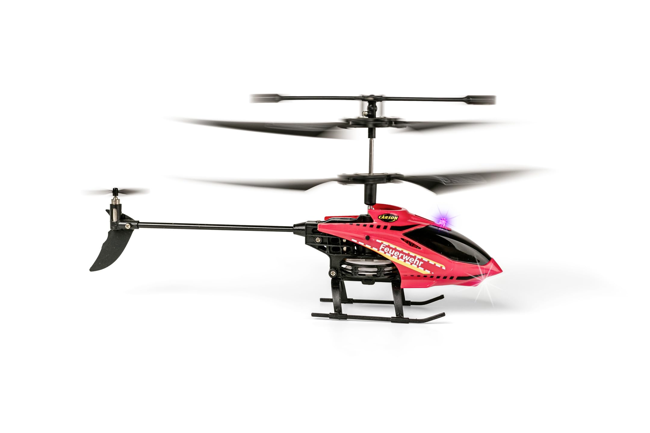 Carson 500507185 Fire Fighter Tyrann 230 2+kanał 2.4GHz 100% RTF, Helikopter RC dla Początkujących, Zabawka Zdalnie Sterowana