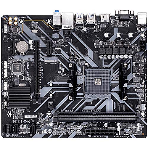 Image of GIGABYTE B450M H Ultra Durable Motherboard + Gigabyte 450 Watt- 80 Plus Bronze Power Supply